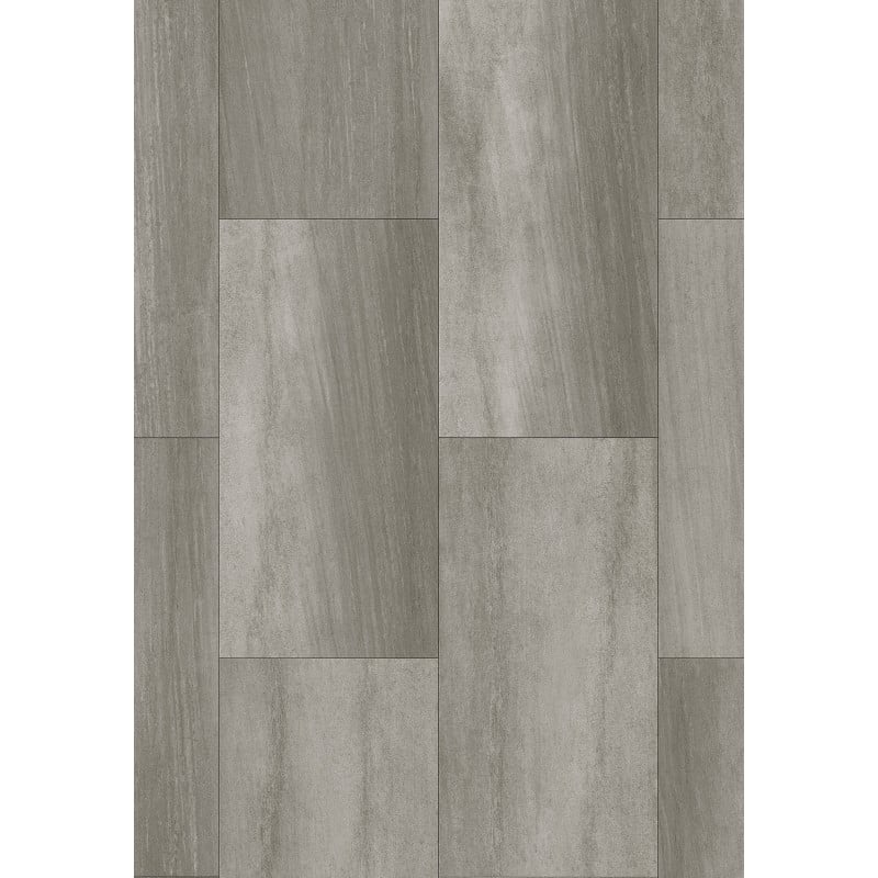 Mexen Grey Persa échantillon de panneaux en vinyle SPC 6,5 mm, sous-couche IXPE 1,5 mm, 4 V-Joint, Grès - F1165-S