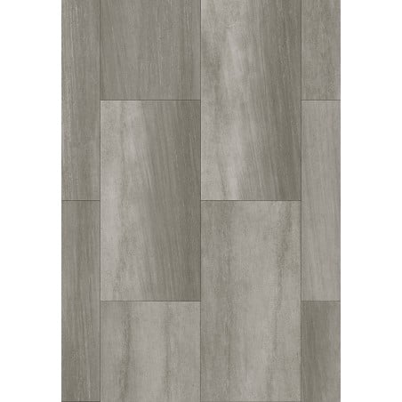 Mexen Grey Persa échantillon de panneaux en vinyle SPC 6,5 mm, sous-couche IXPE 1,5 mm, 4 V-Joint, Grès - F1165-S