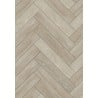 Mexen Parker échantillon de panneaux vinyles à chevrons SPC 6,5 mm, sous-couche IXPE 1,5 mm, 4 V-Fuge, Chêne - F1166-S