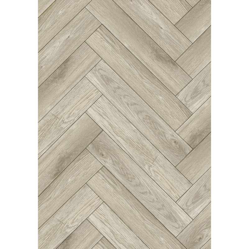 Mexen Sky Valley échantillon de panneaux vinyle chevron SPC 6,5 mm, sous-couche IXPE 1,5 mm, 4 V-Joint, Chêne - F1172-S