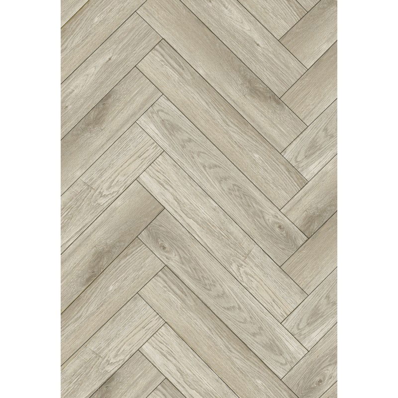 Mexen Sky Valley échantillon de panneaux vinyles en chevrons 635 x 127 mm SPC 6,5 mm, sous-couche IPEX 1,5 mm, 4 V-Joint,