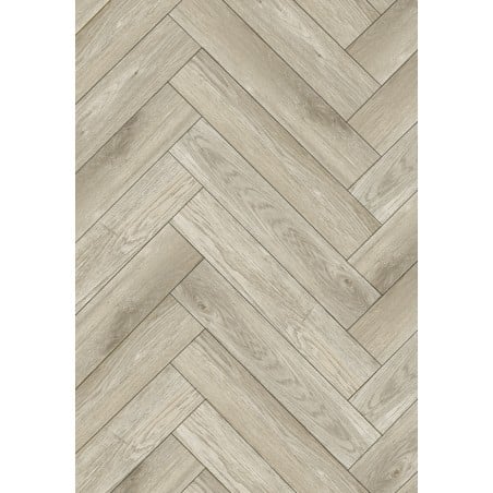 Mexen Sky Valley échantillon de panneaux vinyle chevron SPC 6,5 mm, sous-couche IXPE 1,5 mm, 4 V-Joint, Chêne - F1172-S