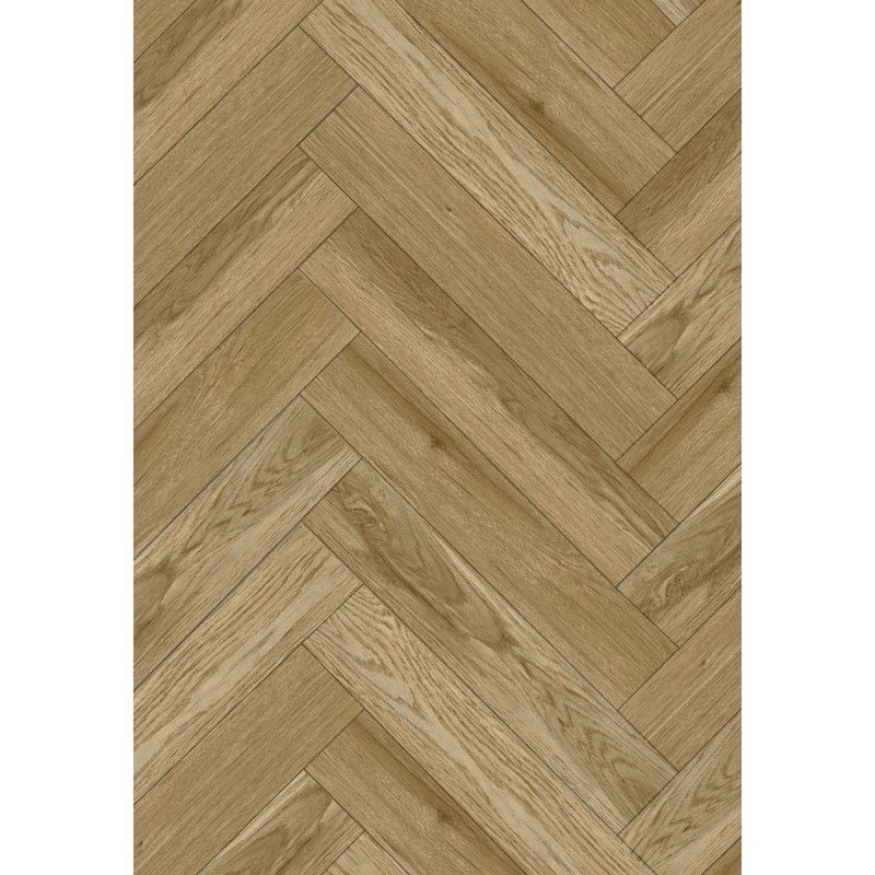 Mexen Manhattan échantillon de panneaux en vinyle motif chevrons 635 x 127 mm SPC 6,5 mm, sous-couche IPEX 1,5 mm, 4 V-Fuga,