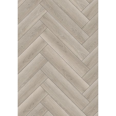 Mexen Wilson échantillon de panneaux en vinyle en chevrons SPC 6,5 mm, sous-couche IPEX 1,5 mm, 4 V-Fugue, Chêne - F1175-S