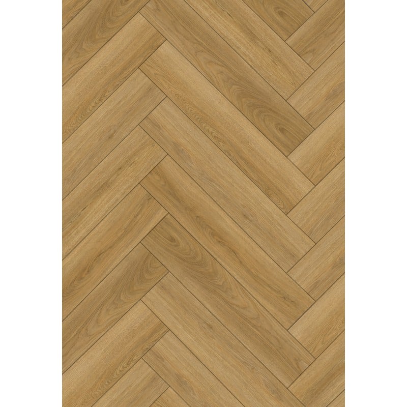 Mexen Chattanooga  échantillon de panneaux vinyle chevrons SPC 6,5 mm, sous-couche 1,5 mm, 4 chanfreins en V, Chêne - F1178-S