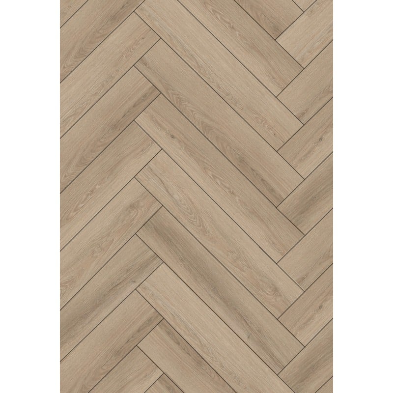 Mexen Palmdale  échantillon de panneaux en vinyle chevron SPC 6,5 mm, sous-couche IPEX 1,5 mm, 4 V-Joint, Chêne - F1180-S