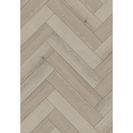 Mexen Wind Cave échantillon de panneaux vinyles chevrons SPC 6,5 mm, sous-couche IXPE 1,5 mm, 4 V-Joint, Chêne - F1183-S