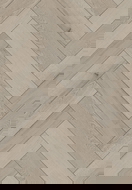 Mexen Wind Cave échantillon de panneau vinyle motif chevrons 635 x 127 mm SPC 6,5 mm, sous-couche IPEX 1,5 mm, 4 V-fugel,