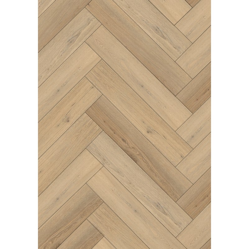 Mexen Rocky Mountain échantillon de panneaux vinyles chevron SPC 6,5 mm, sous-couche 1,5 mm, 4 V-Fuge, Chêne - F1184-S