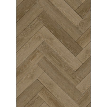Mexen Yosemite  échantillon de panneaux vinyles chevrons 635 x 127 mm SPC 6,5 mm, sous-couche IPEX 1,5 mm, 4 V-Joint, Chêne