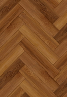 Mexen Lubbock  échantillon de panneaux vinyles chevrons SPC 6,5 mm, sous-couche IXPE 1,5 mm, 4 V-Joint, Teck - F1186-S