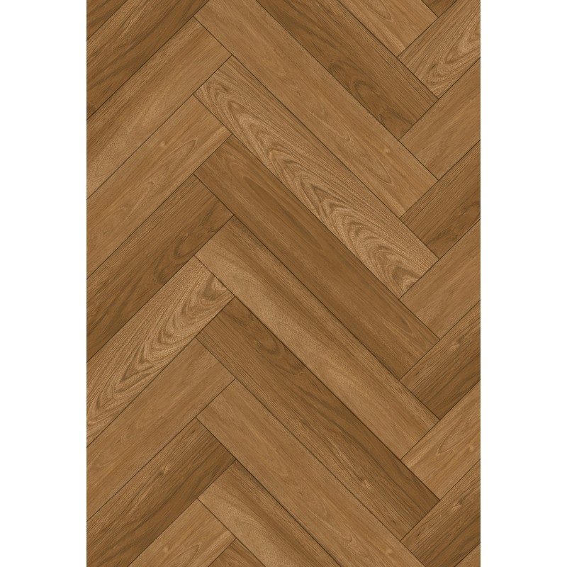 Mexen Overland Park échantillon de panneaux vinyles chevrons SPC 6,5 mm sous-couche 1,5 mm, 4 V-Joint, Jatoba - F1187-S