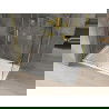 Cabine de douche coulissante Mexen Omega 140 x 70 cm, transparente, or + receveur Flat - 825-140-070-50-00-4010