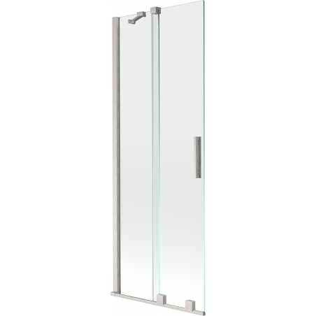 Mexen Velar pare-douche 2 volets coulissants 70 x 150 cm, transparent, nickel brossé - 896-070-000-01-97