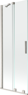 Mexen Velar pare-douche 2 volets coulissants 70 x 150 cm, transparent, nickel brossé - 896-070-000-01-97