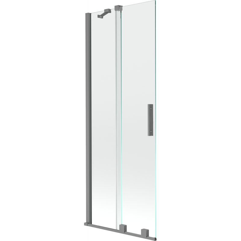 Mexen Velar paroi de baignoire coulissante à 2 volets 75 x 150 cm, transparent, canon de fusil - 896-075-000-01-95