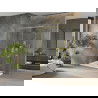 Mexen Omega cabine de douche coulissante 140 x 80 cm, transparent, or + receveur Flat - 825-140-080-50-00-4010