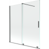 Mexen Velar paroi de baignoire à 2 vantaux coulissante 150 x 150 cm, transparent, gun metal - 896-150-000-01-95