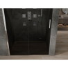 Mexen Omega portes de douche coulissantes 140 cm, graphite, chrome - 825-140-000-01-40