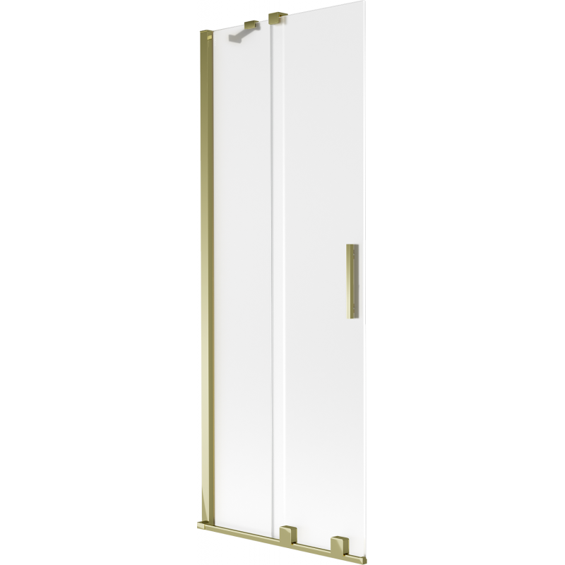 Mexen Velar paroi de douche à 2 panneaux coulissants 70 x 150 cm, givré, doré - 896-070-000-31-50