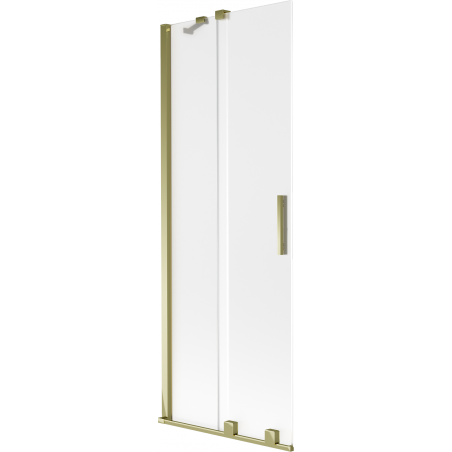Mexen Velar paroi de douche à 2 panneaux coulissants 70 x 150 cm, givré, doré - 896-070-000-31-50