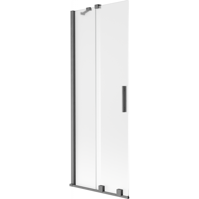 Mexen Velar paroi de douche à 2 battants coulissante 70 x 150 cm, dépoli, gris canon brossé - 896-070-000-31-66