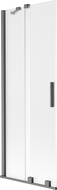 Mexen Velar paroi de douche à 2 battants coulissante 70 x 150 cm, dépoli, gris canon brossé - 896-070-000-31-66