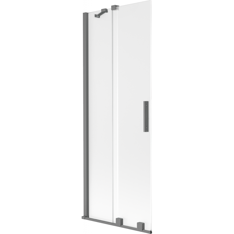 Mexen Velar pare-douche 2 panneaux coulissants 70 x 150 cm, givre, métal gun - 896-070-000-31-95