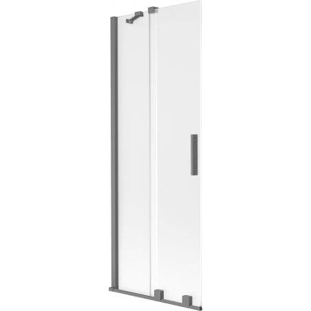 Mexen Velar pare-douche 2 panneaux coulissants 70 x 150 cm, givre, métal gun - 896-070-000-31-95