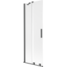 Mexen Velar pare-douche 2 panneaux coulissants 70 x 150 cm, givre, métal gun - 896-070-000-31-95