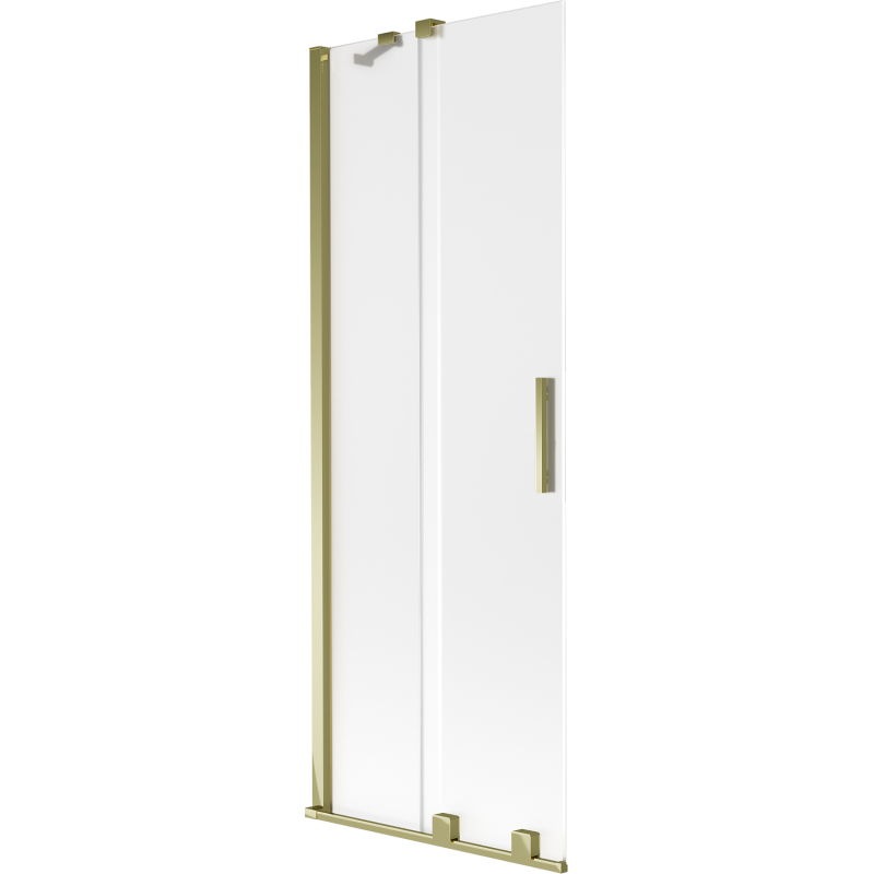 Mexen Velar paroi de bain 2 panneaux coulissants 75 x 150 cm, dépoli, doré - 896-075-000-31-50