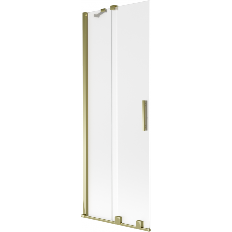 Mexen Velar paroi de bain 2 panneaux coulissants 75 x 150 cm, dépoli, doré - 896-075-000-31-50
