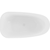 Mexen Giada baignoire autoportante 170 x 90 cm, blanc brillant, trop-plein blanc - 52741709000-20