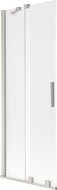 Mexen Velar paroi de baignoire 2 volets coulissants 75 x 150 cm, givré, nickel brossé - 896-075-000-31-97