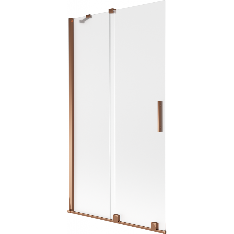 Mexen Velar pare-douche 2 volets coulissants 100 x 150 cm, givre, or rose - 896-100-000-31-60