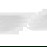 Mexen Gia baignoire îlot d'angle rainurée droite 170 x 80 cm, blanc brillant, trop-plein blanc - 52701708000P-20