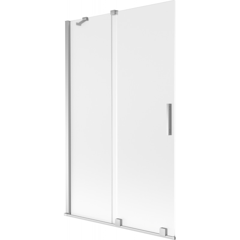 Mexen Velar paroi de baignoire coulissante à 2 volets 110 x 150 cm, givre, chrome - 896-110-000-31-01