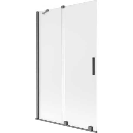 Mexen Velar paroi de baignoire 2 volets coulissants 110 x 150 cm, givre, gris fusil brossé - 896-110-000-31-66