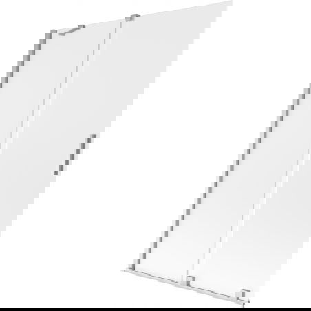 Mexen Velar pare-douche 2 volets coulissants 120 x 150 cm, givre, chrome - 896-120-000-31-01