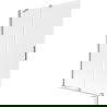 Mexen Velar pare-douche 2 volets coulissants 120 x 150 cm, givre, chrome - 896-120-000-31-01