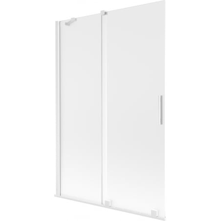 Mexen Velar paroi de baignoire à 2 battants coulissants 120 x 150 cm, givre, blanc - 896-120-000-31-20