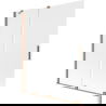 Paroi de douche Mexen Velar coulissante à 2 panneaux 140 x 150 cm, dépoli, cuivre brossé - 896-140-000-31-65