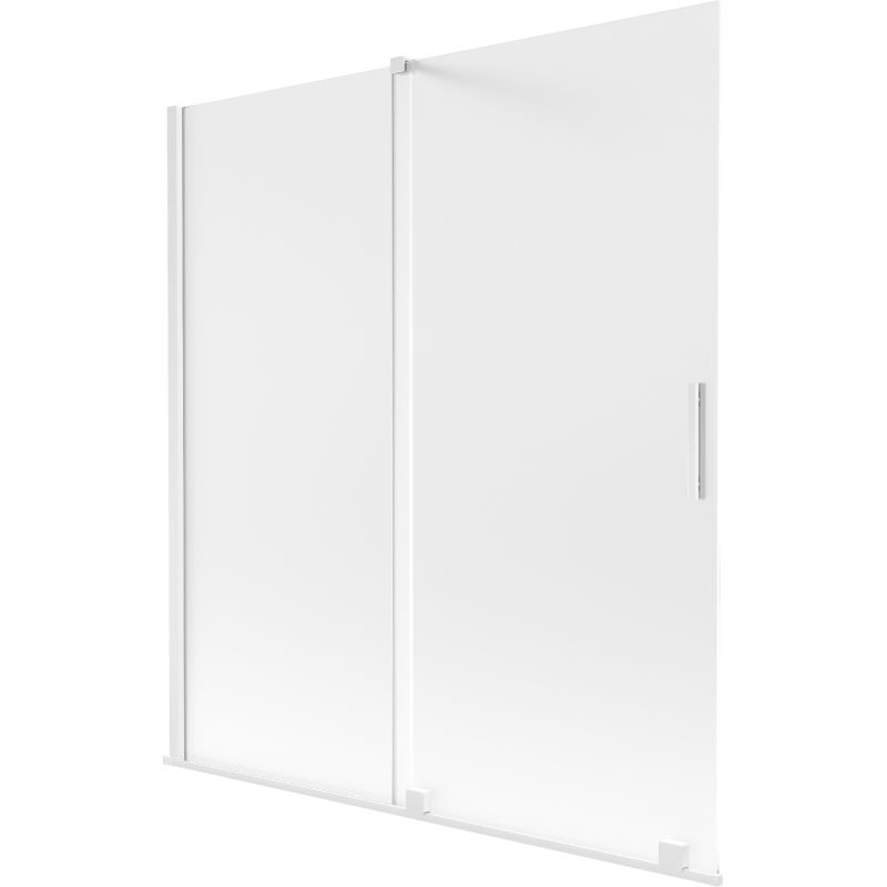 Mexen Velar paravent de bain 2 volets coulissants 150 x 150 cm, dépoli, blanc - 896-150-000-31-20
