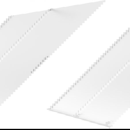 Mexen Velar paravent de bain 2 volets coulissants 150 x 150 cm, dépoli, blanc - 896-150-000-31-20