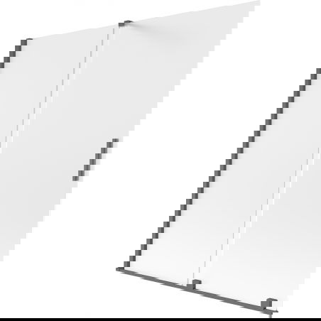 Mexen Velar paroi de baignoire 2 volets coulissants 150 x 150 cm, dépoli, gris fusil brossé - 896-150-000-31-66