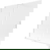 Mexen Velar pare-douche 2 battants coulissants 160 x 150 cm, givré, blanc - 896-160-000-31-20