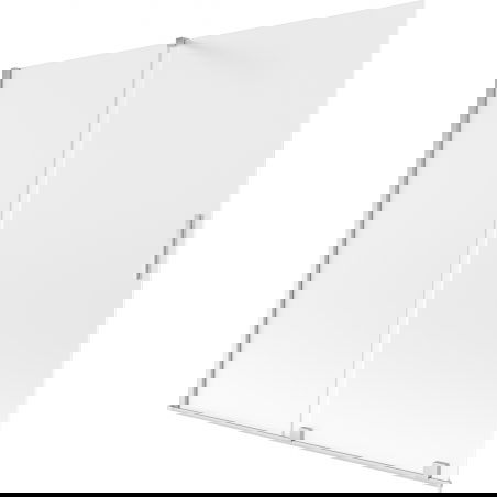 Mexen Velar paravent de bain 2 panneaux coulissants 170 x 150 cm, givre, chrome - 896-170-000-31-01