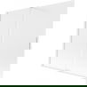 Paroi de bain coulissante à 2 vantaux Mexen Velar 170 x 150 cm, givrée, blanche - 896-170-000-31-20
