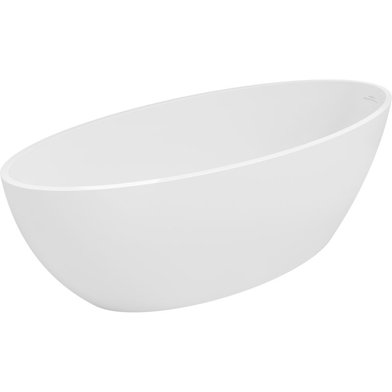 Mexen Prato baignoire autoportante en conglomérat 170 x 70 cm, blanc mat - 57251707000