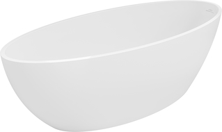 Mexen Prato baignoire autoportante en conglomérat 170 x 70 cm, blanc mat - 57251707000